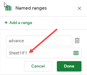 helper cell in named ranges