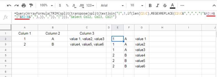 Categorize Multiple Columns of Data 