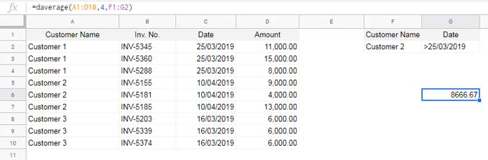 Comparison Operators in Database Functions