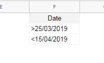 Wrong use of criteria in date range