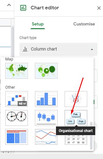 How to Add Tooltips to Org Chart in Google Sheets