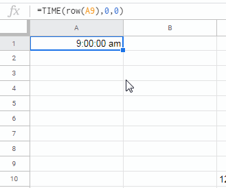 Increment Time By Hours in Google Sheets