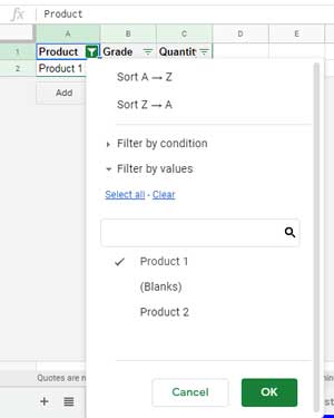 Filtered Output Before Duplicating Group Labels