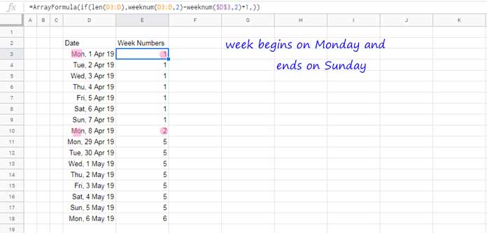 Type 2 Week Reset in Specific Month - Array Formula