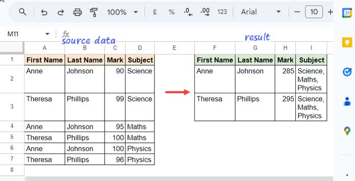 Merging Duplicate Rows: Two-Column Unique