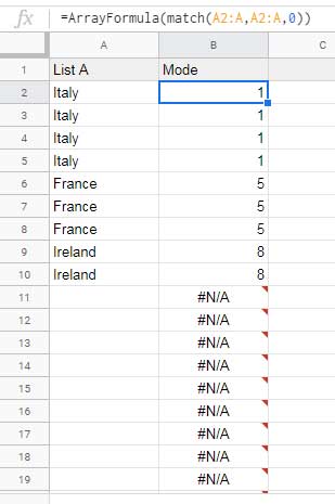 Using MATCH to Return the Relative Positions of All Text Strings