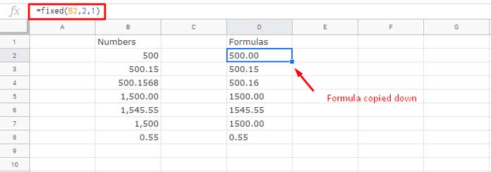 Formula to Remove Thousands Separator in Google Sheets