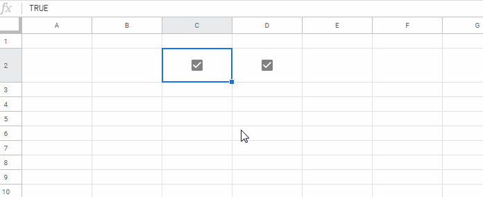 Inserting Non-Toggleable Tick Boxes in Google Sheets