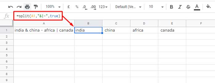 How To Split Text To Columns Or Rows In Google Sheets
