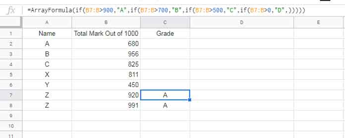 Example of an Array Formula Messing Up During Regular Sorting