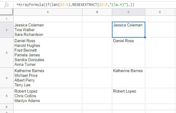 Extracting Every Nth Line from Multi-Line Cells