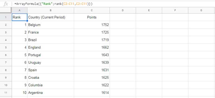 Period 1 for Comparison