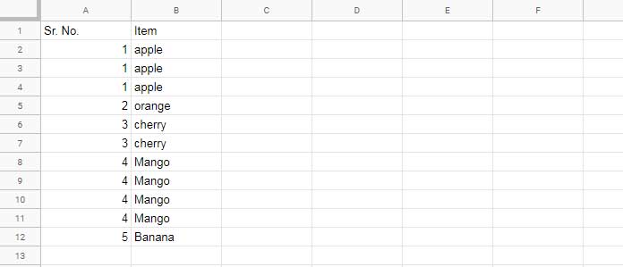 Assign Same Sequential Numbers to Duplicates - Single Column