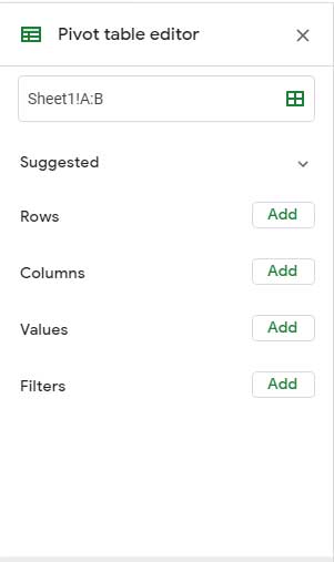 Pivot Table Median - Step 2