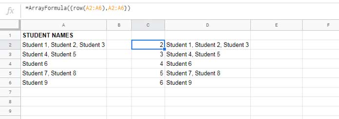 Adding Row Numbers Column with Range - Final Step