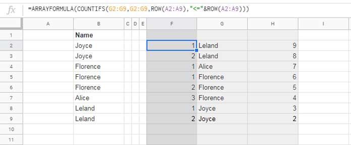Finding Running Count of Flipped Column
