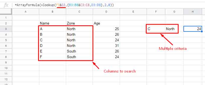 how-to-use-vlookup-with-multiple-criteria-in-google-sheets-solved