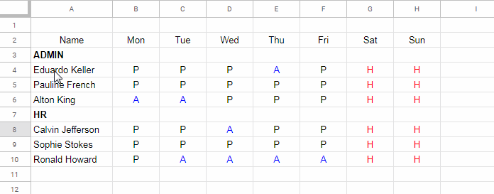 Increase Decrease Indent in Google Sheets [Macro]