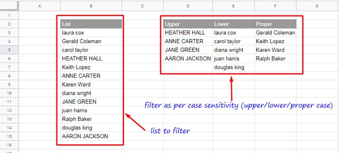 filter-uppercase-lowercase-proper-case-text-in-google-sheets