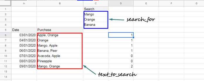 Multiple Search For and Multiple Text To Search in a Single SEARCH Formula