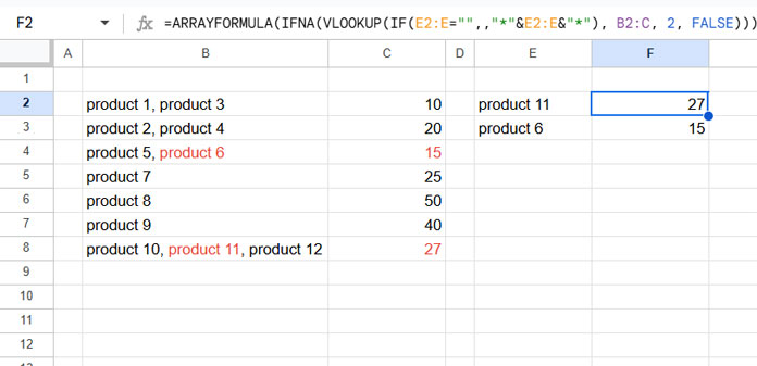 VLOOKUP with Comma-Separated Values in the Search Column – Multiple Criteria