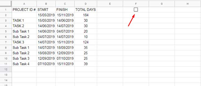Tick Box to Enable or Disable Importing of Data in Sheets