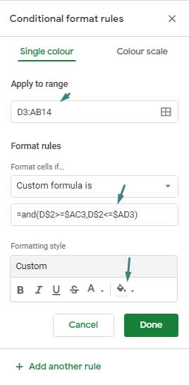 Split Task Formula Rule