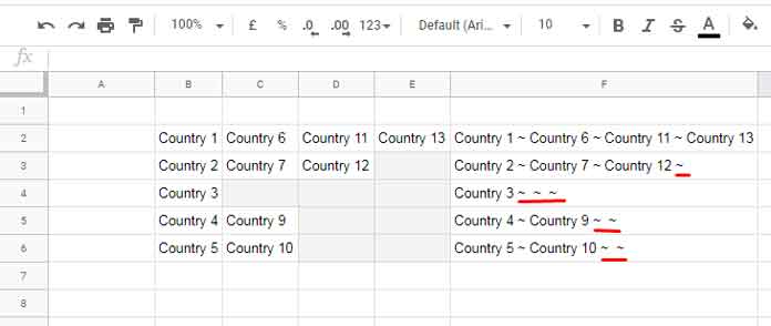 Unwanted Characters at the End of a String in Google Sheets