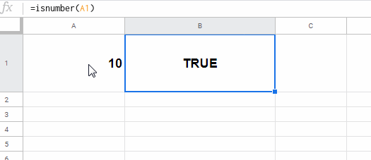 ISNUMBER with Different Value Types