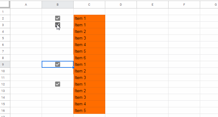 Highlighting Multiple Groups in Google Sheets