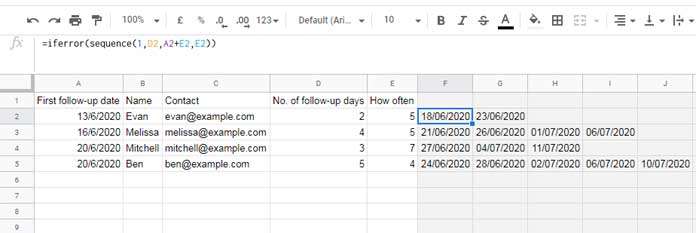 Sequence Duration N Times