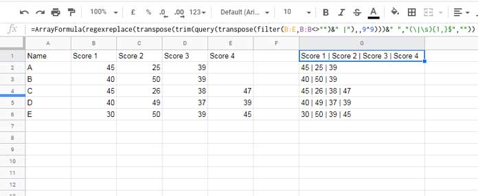 Regexreplace to remove separators