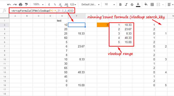 Step 5 - Distribute the Average Array to Every N Cells