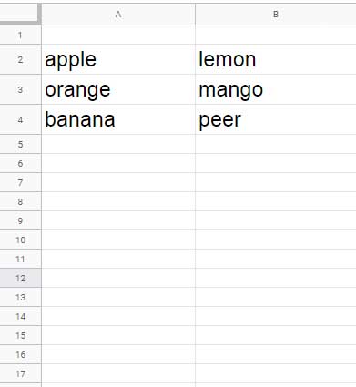 Count the character "a" in a range in Google Sheets