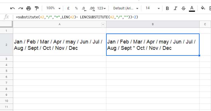 Formula to Substitute Nth Match from End of a String