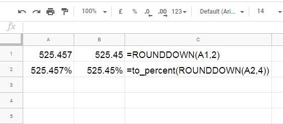 How To Round Off Percentage In Google Sheets