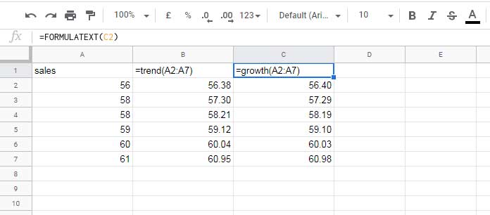 Skip Optional Arguments in Growth and Trend Functions