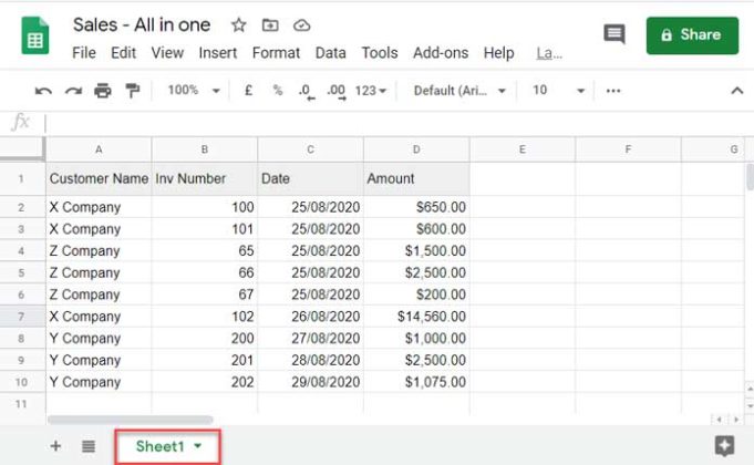 Current Sheet Name as the Criterion in Google Sheets Formulas