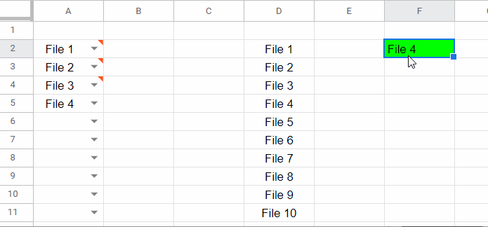Return last value from a column or the first value from a list