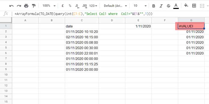 Timestamp Column and INT - Example