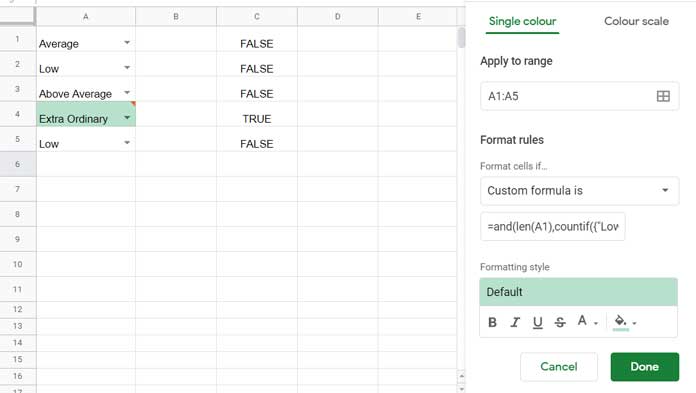 Date Validation Drop-Down Red Error Flags - Conditional Formatting
