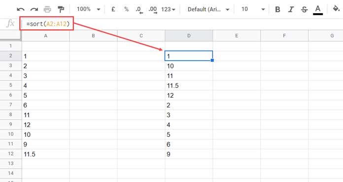 how-to-sort-text-formatted-numbers-in-google-sheets