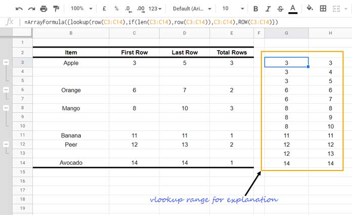 Vlookup Range - Two Virtual Columns