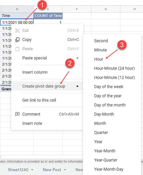 Creating Pivot Table - Step 3