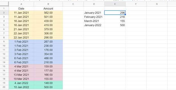 VLOOKUP to Return Month End Rows from Daily Data