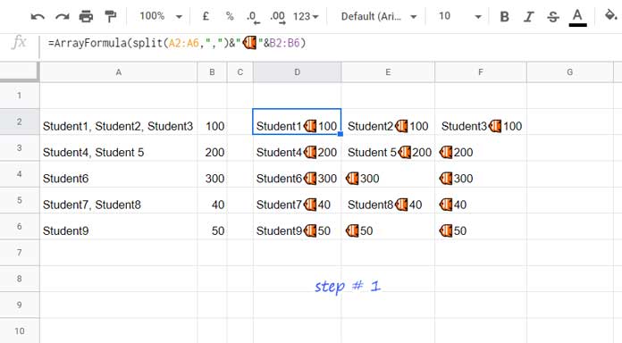 Step 1 - Split and Join Fish Delimiter