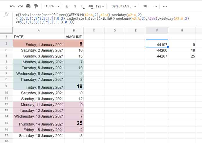 Vlookup Table for Assigning Week Wise Max Values in Google Sheets