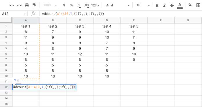 No Criteria in Dcount