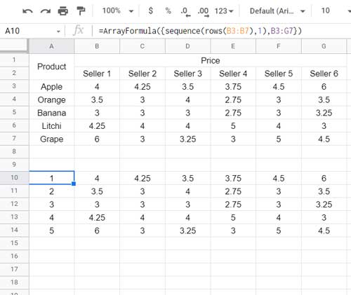 Adding Sequence Column to Table - Step 1