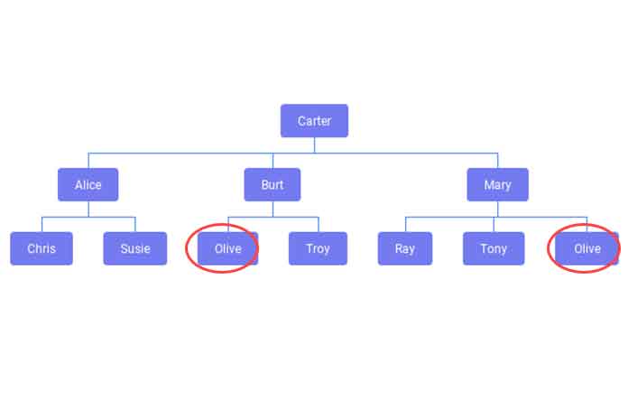 duplicates-in-first-column-in-organizational-chart-in-google-sheets